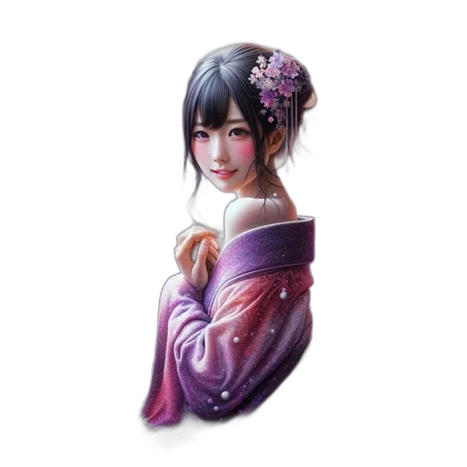 dress, umbrella, jewelry, staff, fantasy art, photorealistic, oil painting, concept art transparent PNG cut-out