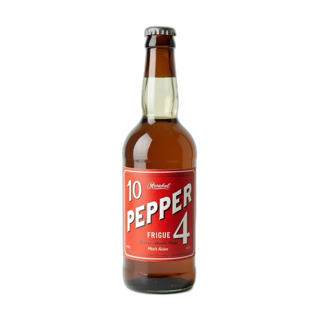 bottle, food, weapon, 3d render, vintage, glass, red, white transparent PNG cut-out