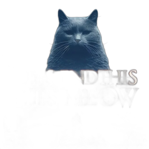 animal, creature, face, robot, vaporwave, photorealistic, 3d render, blue transparent PNG cut-out