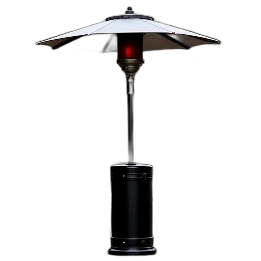 umbrella, staff, robot, 3d render, prop, over, gas, patio transparent PNG cut-out