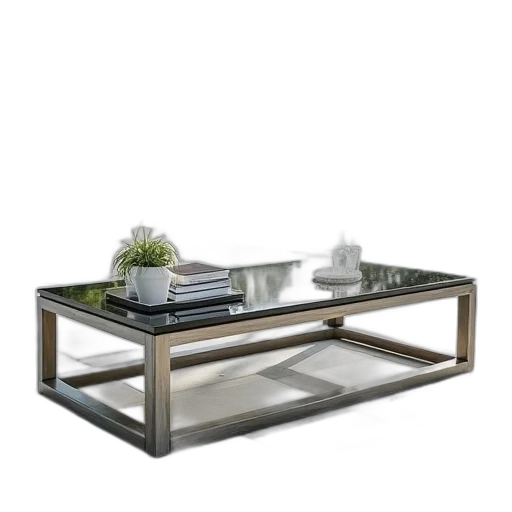 furniture, 3d render, photorealistic, monochrome, earth tones, manhattan, coffee, table transparent PNG cut-out