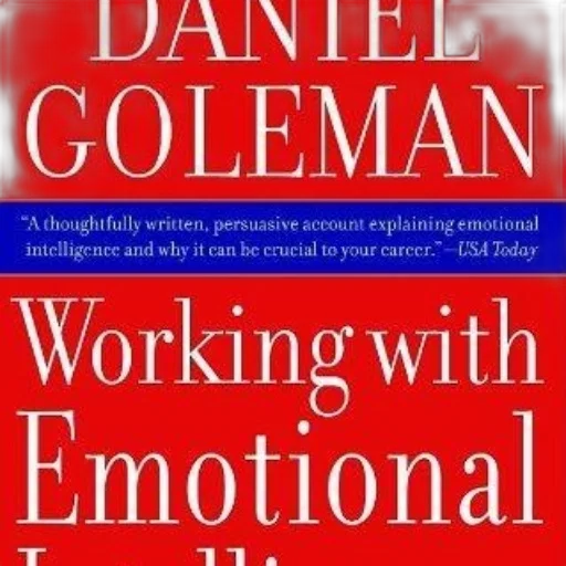 cover, working, emotional, intelligence, daniel, goleman, featuring, bold transparent PNG cut-out