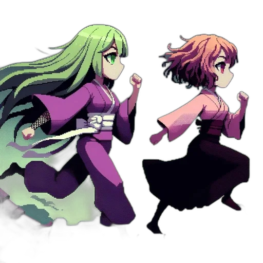 concept art, pixel art, anime, fantasy art, outer space, green, monochrome, dark transparent PNG cut-out