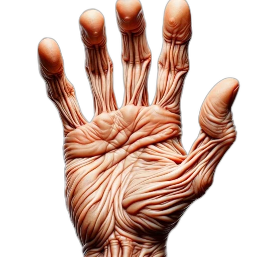 jewelry, 3d render, photorealistic, detailed, close-up, hand, open, fingers transparent PNG cut-out