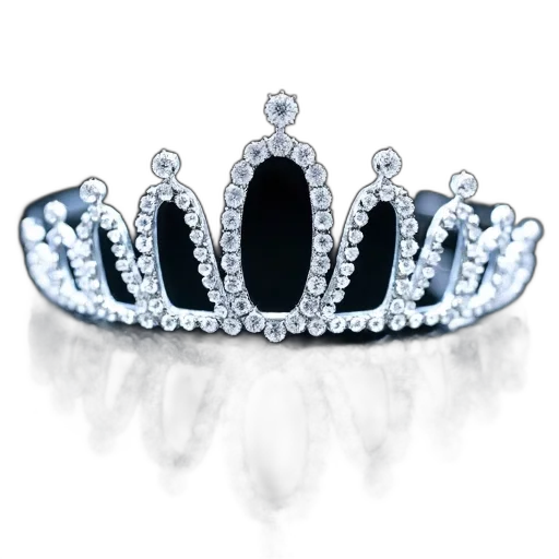 crown, jewelry, photorealistic, close-up, image, crystal, tiara, intricate transparent PNG cut-out