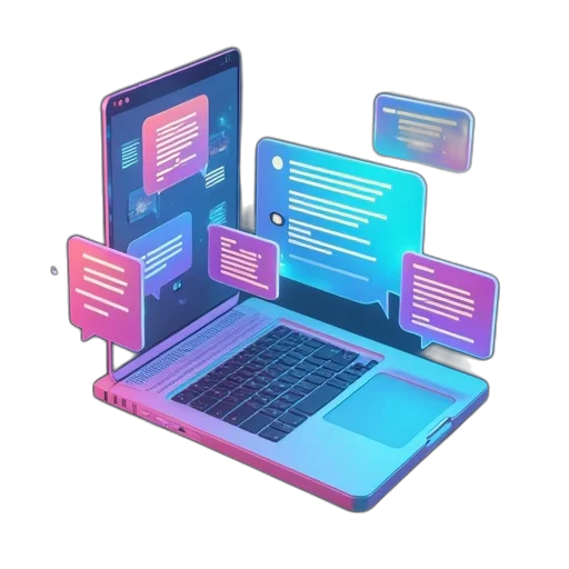 vaporwave, 3d render, cyberpunk, pixel art transparent PNG cut-out