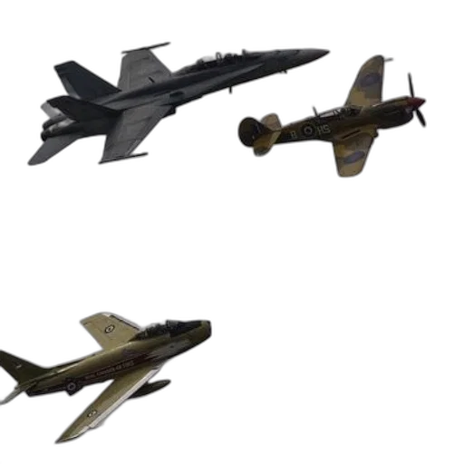 weapon, 3d render, concept art, photorealistic, three, airplanes, flying, sky transparent PNG cut-out
