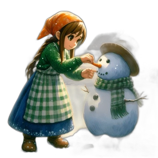 dress, concept art, pixel art, watercolor, fantasy art, snow, monochrome, blue transparent PNG cut-out