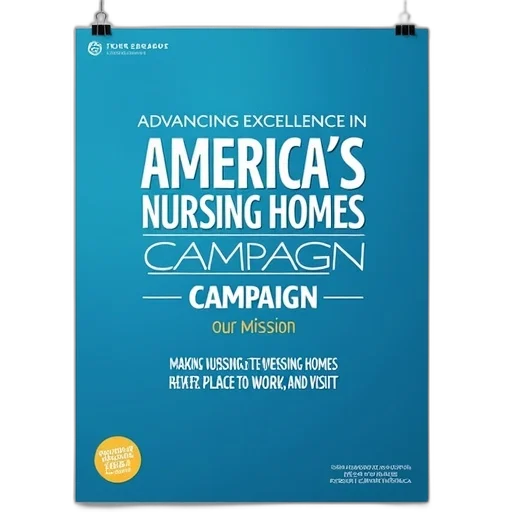 second, image, promotional, poster, nursing, home, campaign, features transparent PNG cut-out