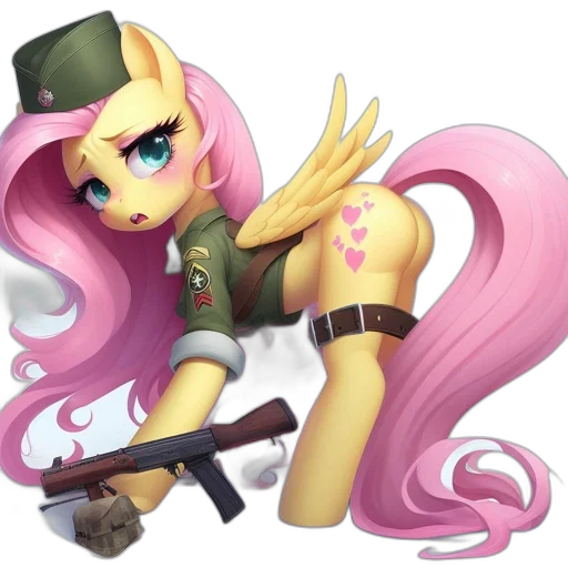 weapon, staff, concept art, cartoon, 3d render, fantasy art, fluttershy, little transparent PNG cut-out