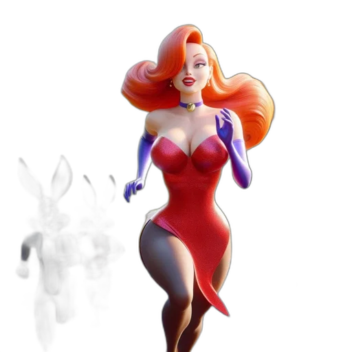 dress, concept art, comic book art, fantasy art, 3d render, fire, park, setting transparent PNG cut-out