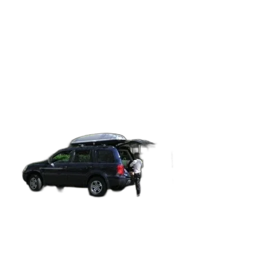 umbrella, car, staff, 3d render, concept art, photorealistic, rain, black transparent PNG cut-out