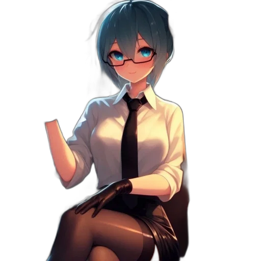 staff, dress, robot, face, anime, pixel art, concept art, cartoon transparent PNG cut-out