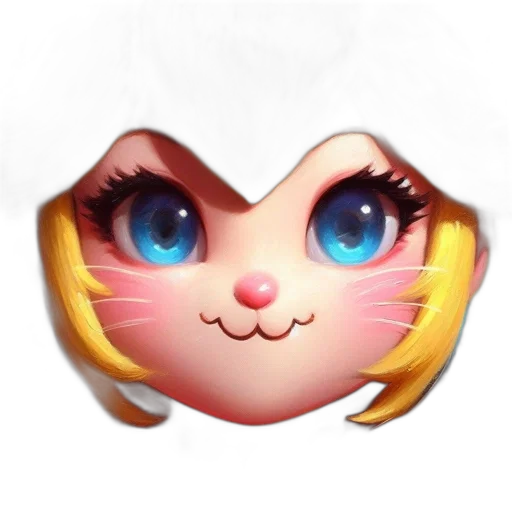 mask, face, jewelry, animal, 3d render, concept art, anime, fantasy art transparent PNG cut-out