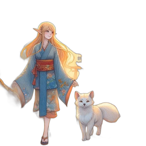 staff, concept art, fantasy art, pixel art, anime, pastel, blue, monochrome transparent PNG cut-out