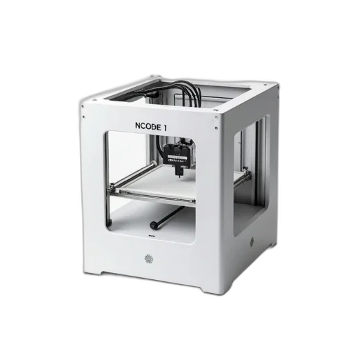 robot, 3d render, second, image, shows, same, printer, but transparent PNG cut-out