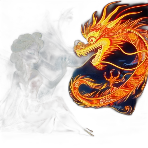 dragon, fantasy art, concept art, pixel art, photorealistic, fire, elsa, frozen transparent PNG cut-out