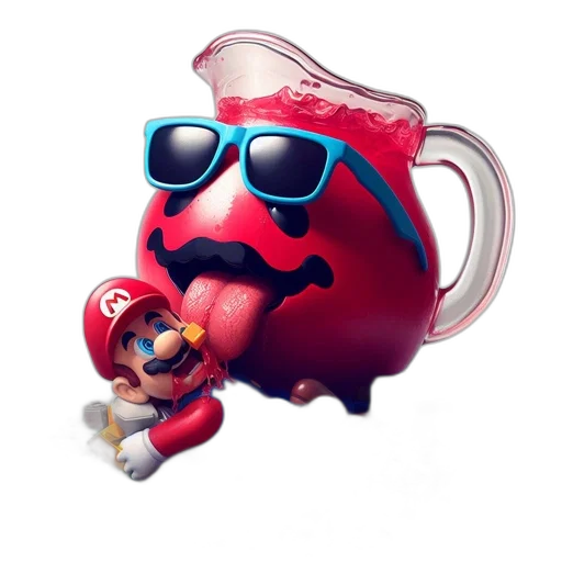 concept art, 3d render, pixel art, photorealistic, imaginative, scene, features, personified transparent PNG cut-out