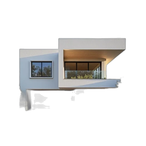 building, furniture, 3d render, concept art transparent PNG cut-out