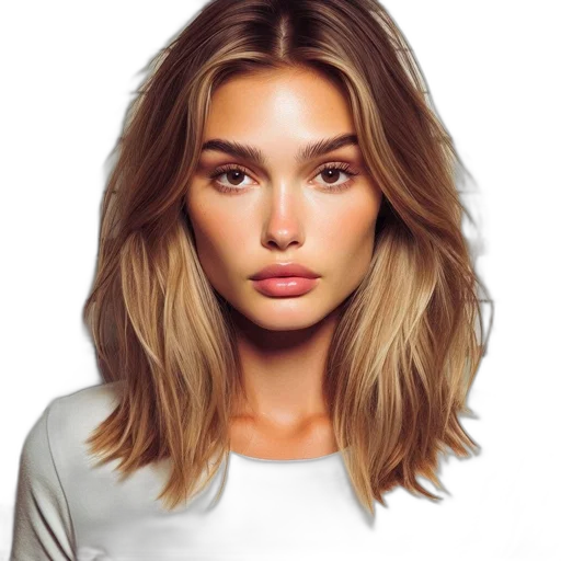 hair, face, crown, photorealistic, cartoon, oil painting, concept art, earth tones transparent PNG cut-out