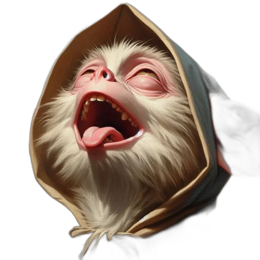 mask, face, creature, animal, concept art, fantasy art, photorealistic, 3d render transparent PNG cut-out