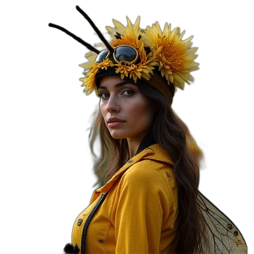 hat, crown, staff, mask transparent PNG cut-out