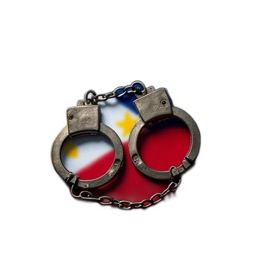 jewelry, weapon, crown, 3d render, two, metal, handcuffs, philippines transparent PNG cut-out