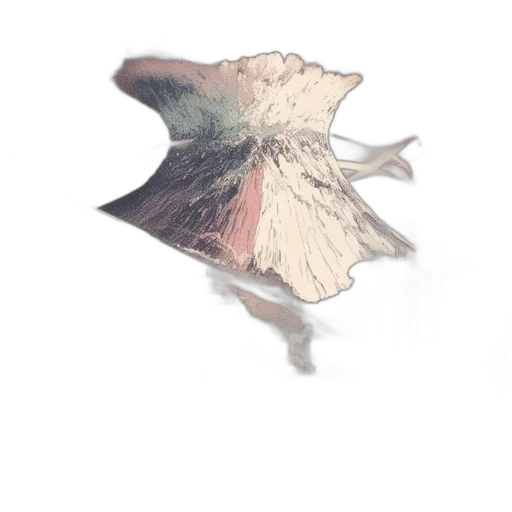flower, mask, hat, hair, watercolor, concept art, 3d render, fantasy art transparent PNG cut-out