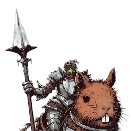 staff, animal, weapon, sword, concept art, fantasy art, comic book art, pixel art transparent PNG cut-out