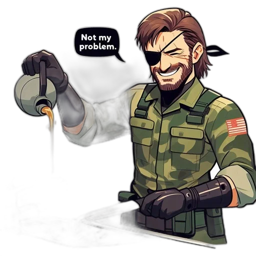 weapon, jacket, concept art, comic book art, pixel art, cartoon, green, animated transparent PNG cut-out