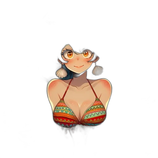 dress, jewelry, hat, pixel art, concept art, cartoon, fantasy art, animated transparent PNG cut-out