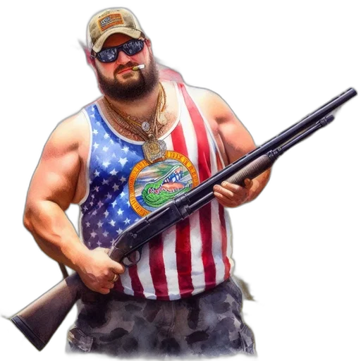 weapon, animal, concept art, pixel art, cartoon, man, flagged, attire transparent PNG cut-out