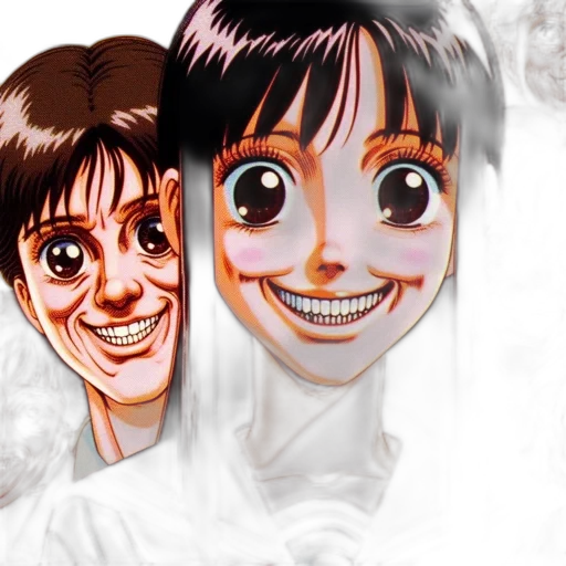face, mask, creature, anime, comic book art, 3d render, cartoon, illustration transparent PNG cut-out