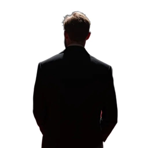staff, jacket, face, hair transparent PNG cut-out