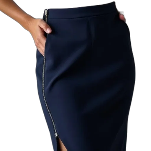 dress, navy, pencil, skirt transparent PNG cut-out
