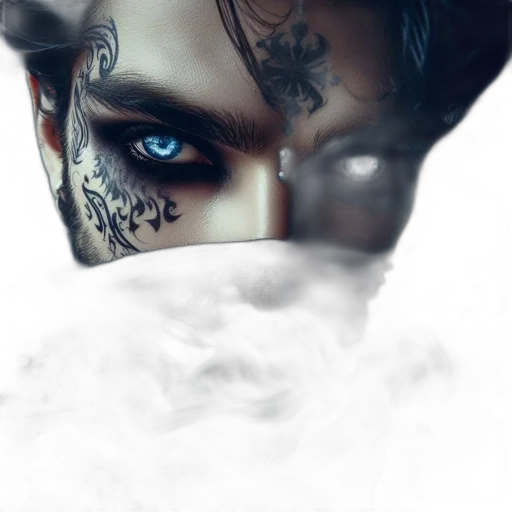 mask, face, crown, jewelry, photorealistic, fantasy art, concept art, comic book art transparent PNG cut-out