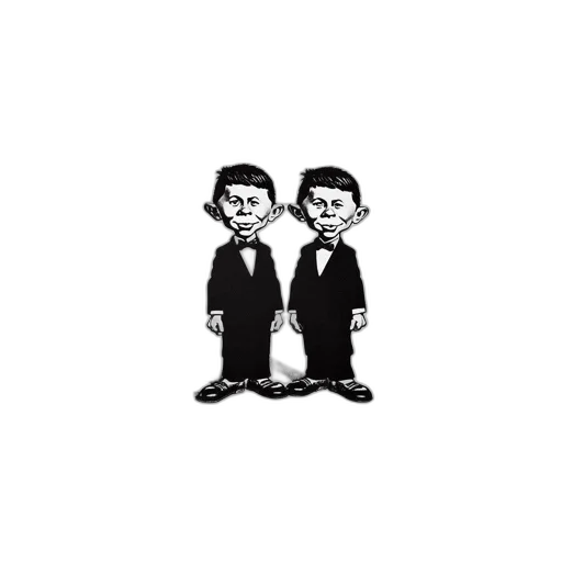 cartoon, pixel art, concept art, comic book art, monochrome, black, white, comic transparent PNG cut-out