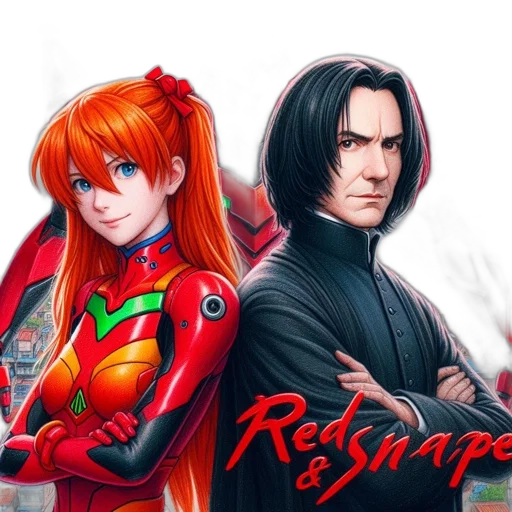 anime, concept art, fantasy art, comic book art, red, asuka, langley, soryu transparent PNG cut-out