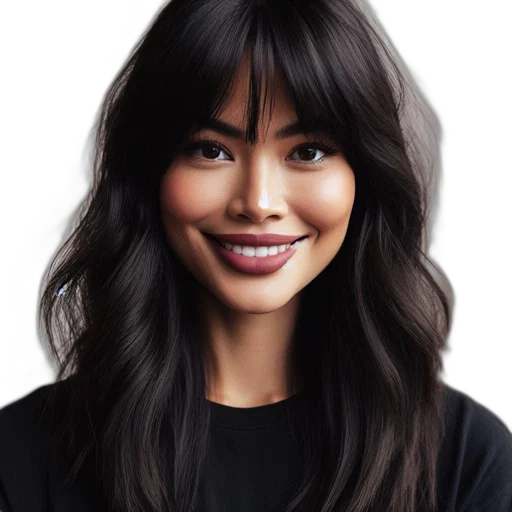 face, hair, staff, photorealistic, cartoon, oil painting, fantasy art, close-up transparent PNG cut-out
