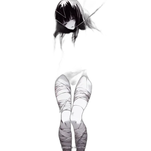 creature, dress, mask, shoes, concept art, comic book art, anime, fantasy art transparent PNG cut-out