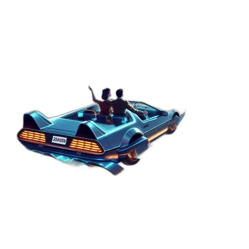 car, weapon, robot, jacket, concept art, pixel art, 3d render, vaporwave transparent PNG cut-out