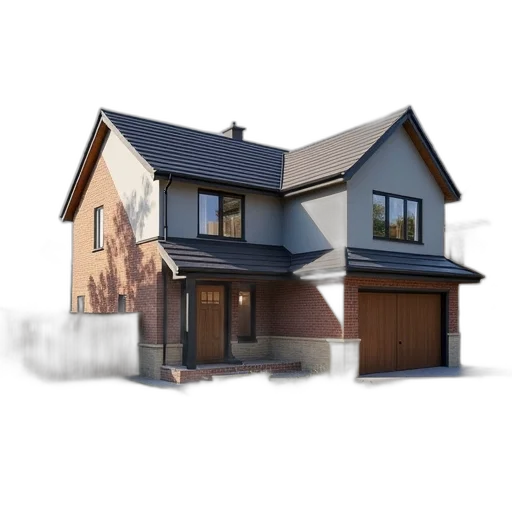 building, 3d render, photorealistic, concept art transparent PNG cut-out