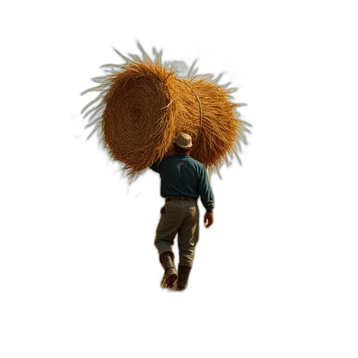 hat, hair, staff, jacket, 3d render, concept art, photorealistic, pixel art transparent PNG cut-out