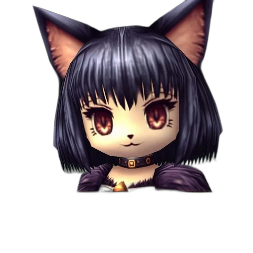 staff, animal, mask, creature, pixel art, 3d render, anime, fantasy art transparent PNG cut-out