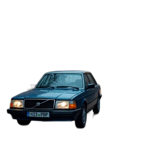 car, photorealistic, 3d render, pixel art transparent PNG cut-out