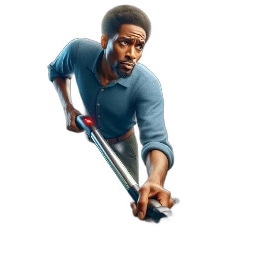 staff, sword, weapon, concept art, 3d render, pixel art, comic book art, man transparent PNG cut-out