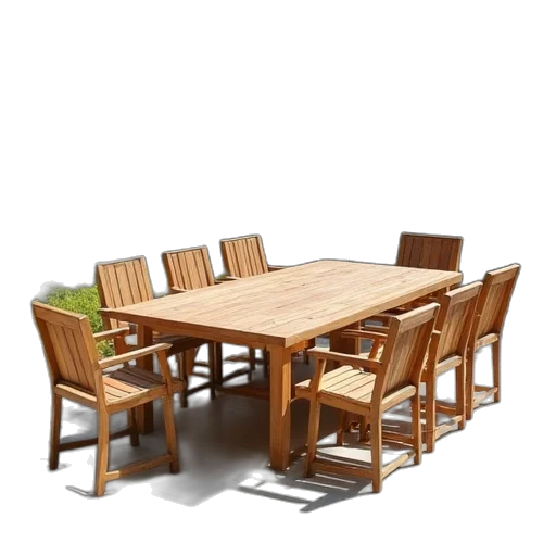 furniture, food, 3d render, photorealistic transparent PNG cut-out