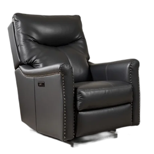 furniture, 3d render, photorealistic, briley, glider, recliner, leather, look transparent PNG cut-out