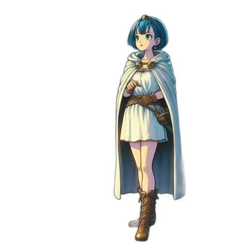 sword, staff, dress, weapon, concept art, 3d render, fantasy art, pixel art transparent PNG cut-out