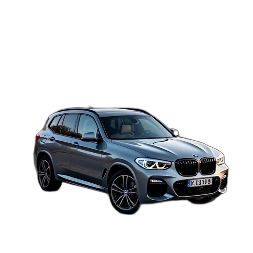 car, 3d render, photorealistic, bmw transparent PNG cut-out